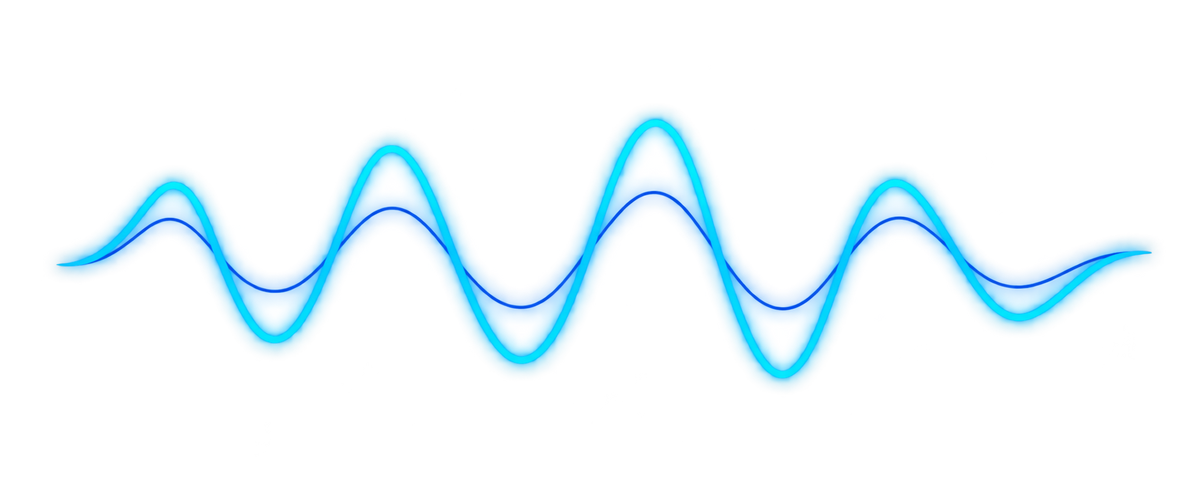 Ultrasonic waves activate.