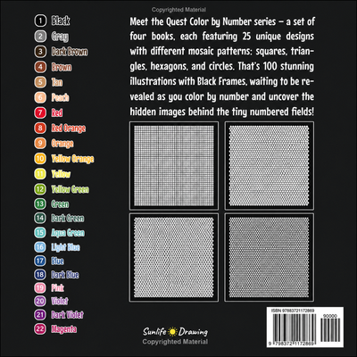 100 Color by Number Mysteries Book