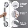 TAILI Shower Grab Bar for Seniors Suction Grab Bars for Bathtubs and Showers Heavy Duty Shower Handle Removable Shower Handrails